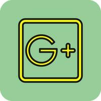 Google Plus Vector Icon Design