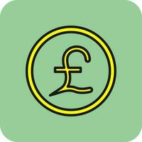 Pound Vector Icon Design