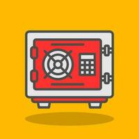 Safe box Vector Icon Design