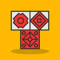 Multi Tiles Vector Icon Design
