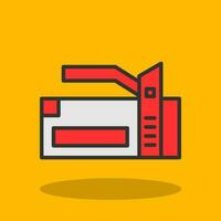 Staple Gun Vector Icon Design