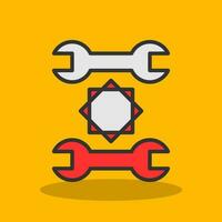 spanner Vector Icon Design