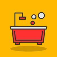 Bath Vector Icon Design