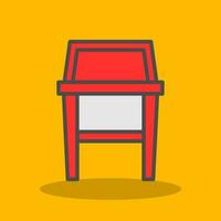 Bar Stool Vector Icon Design