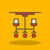 Chandelier Vector Icon Design