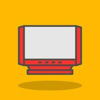 Television Vector Icon Design