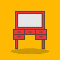Dressing Table Vector Icon Design