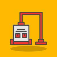 Vacuum Cleaner Vector Icon Design