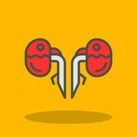 Kidneys Vector Icon Design