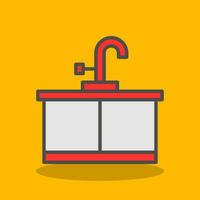 Kitchen Sink Vector Icon Design