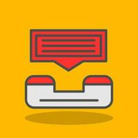 Help line Vector Icon Design