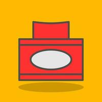 Tissue box Vector Icon Design
