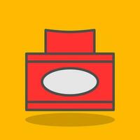 Tissue box Vector Icon Design