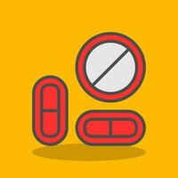 Pills Vector Icon Design