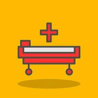 Stretcher Vector Icon Design