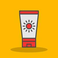 Sun block Vector Icon Design