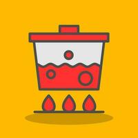 Boiling Vector Icon Design