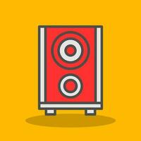 Sound box Vector Icon Design