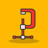 Clamp Vector Icon Design