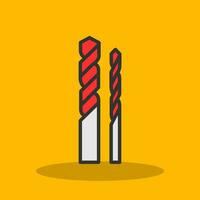 Drill tip Vector Icon Design