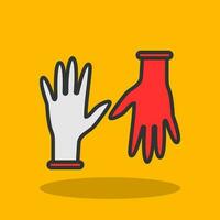 Gloves Vector Icon Design