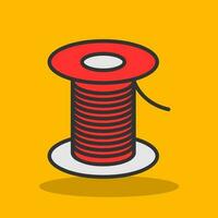 Wire roll Vector Icon Design