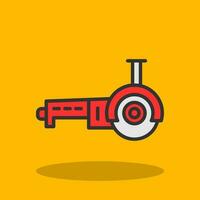 Angle grinder Vector Icon Design