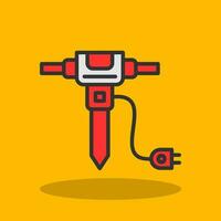 Jackhammer Vector Icon Design