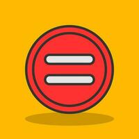 Equal Vector Icon Design