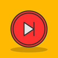 Skip Vector Icon Design