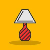 Lamp Vector Icon Design