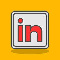 Linkedin Vector Icon Design