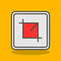 Crop Vector Icon Design