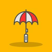 Umbrella Vector Icon Design