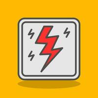 Lightning Bolt Vector Icon Design