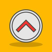 Chevron Up Vector Icon Design