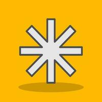 Asterisk Vector Icon Design