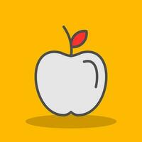 manzana Fruta vector icono diseño