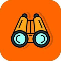 Binoculars Vector Icon Design