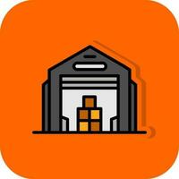 Warehouse Vector Icon Design