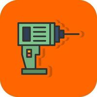 Drill Machine Vector Icon Design