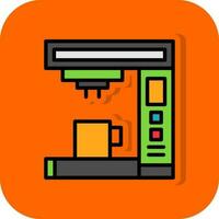 Coffee Machine Vector Icon Design