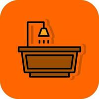 Bathtub Vector Icon Design