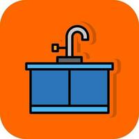 Kitchen Sink Vector Icon Design