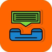 Help line Vector Icon Design