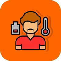 Sick boy Vector Icon Design