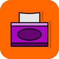 Tissue box Vector Icon Design