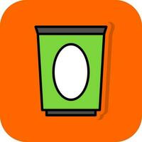 Dustbin Vector Icon Design