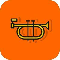 Trumpet Vector Icon Design