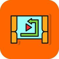 Replay Vector Icon Design